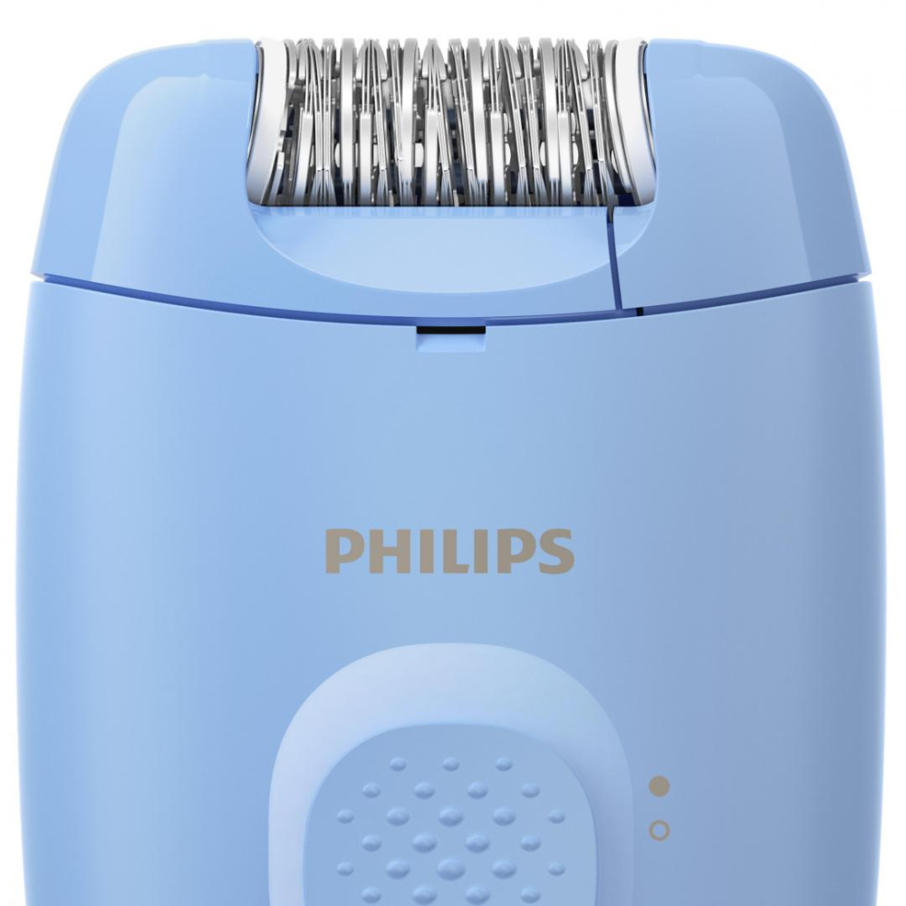 Epilator cu fir philips seria 2000 bre228/00, 1 setare de viteza, cap de epilare lavabil, albastru, l x a x i (mm) 110x40x145 [3]