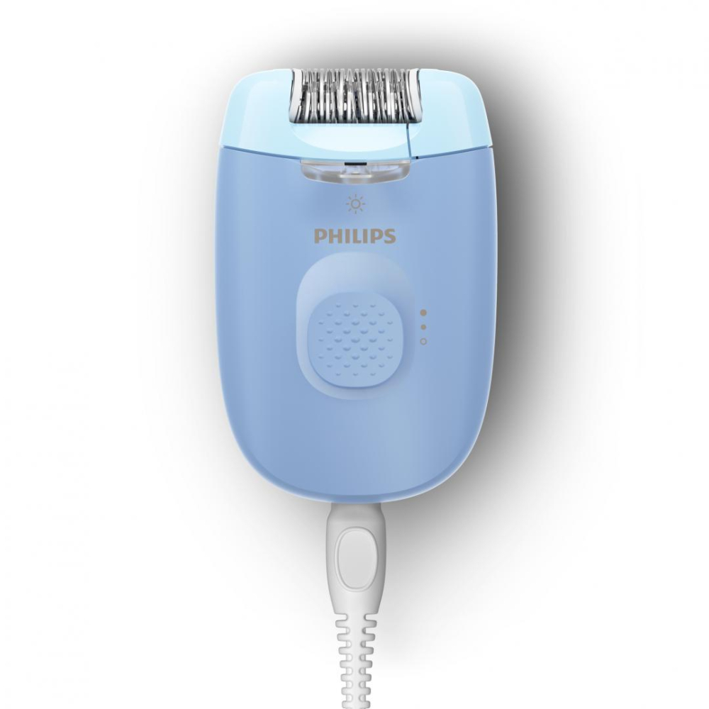 Epilator cu fir philips seria 4000 bre247/00, 2 viteze, 4 accesorii, retea, albastru, l x a x i (mm) 50x120x145 [3]