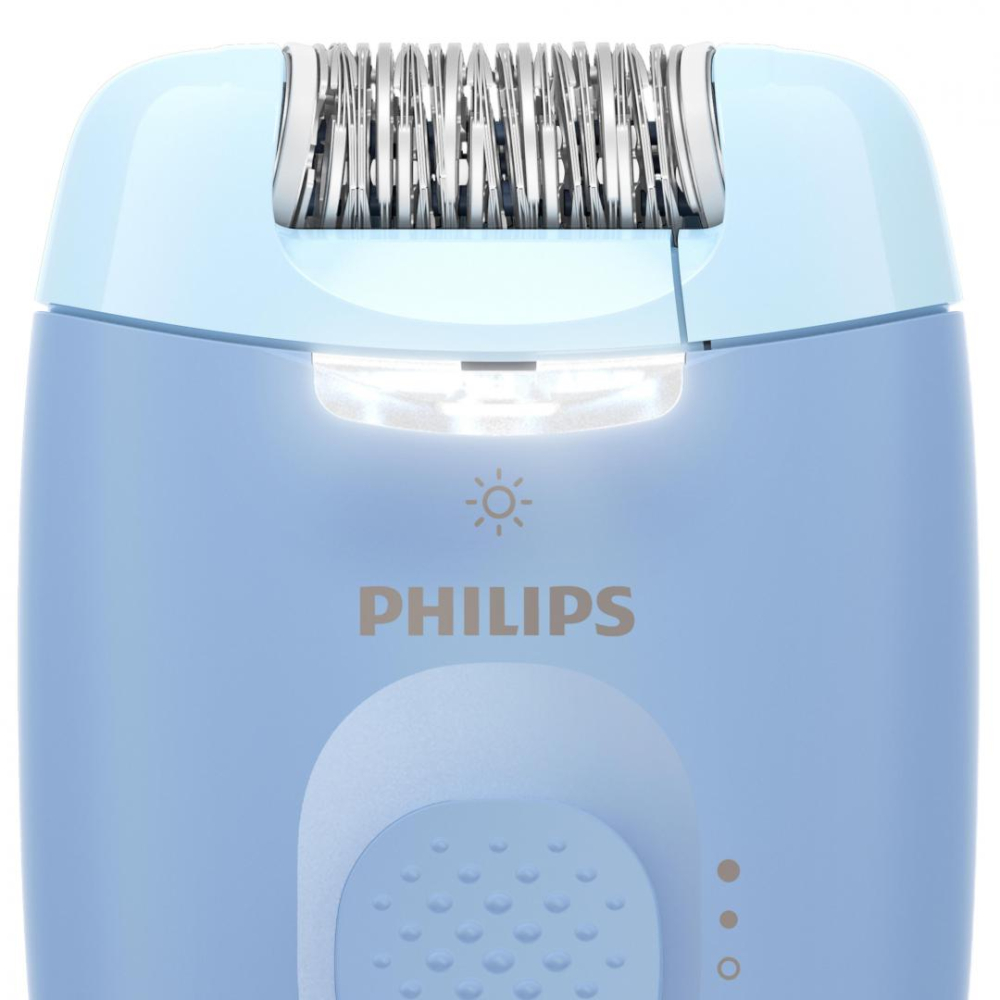 Epilator cu fir philips seria 4000 bre247/00, 2 viteze, 4 accesorii, retea, albastru, l x a x i (mm) 50x120x145 [5]
