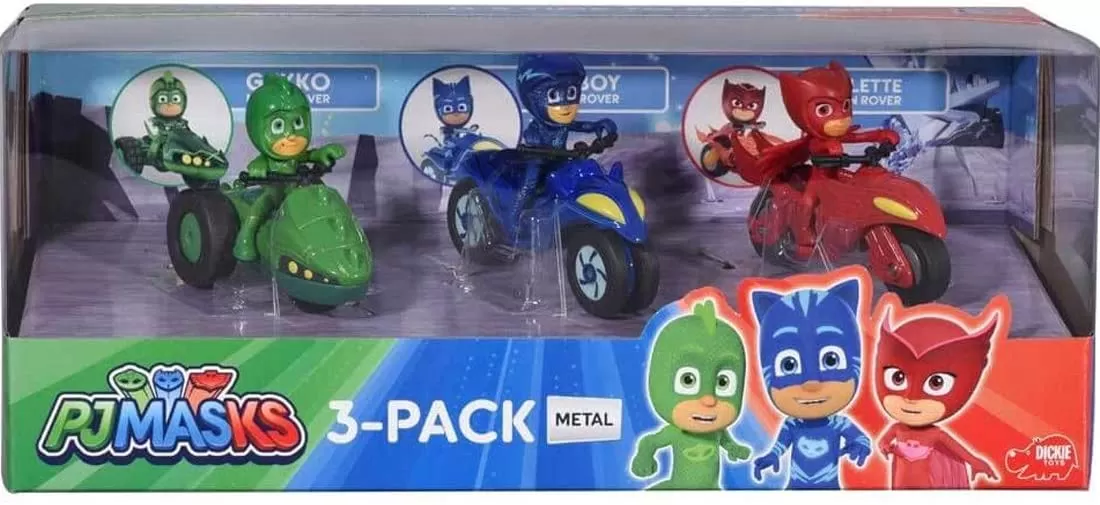 Eroi in pijamale set 3 motociclete cu figurina scara 1:64 [1]