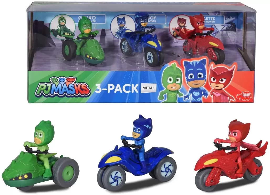 Eroi in pijamale set 3 motociclete cu figurina scara 1:64 [3]