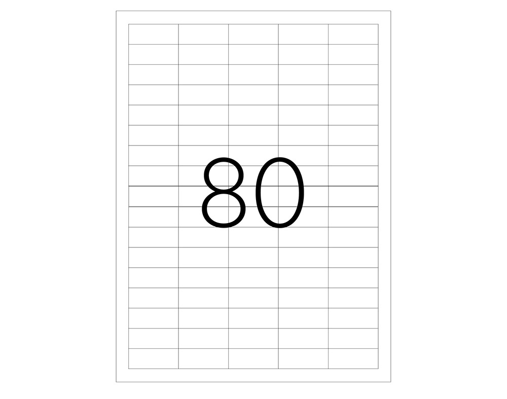 Etichete 80/a4 37*14.25mm colturi drepte 100/top tanex [2]