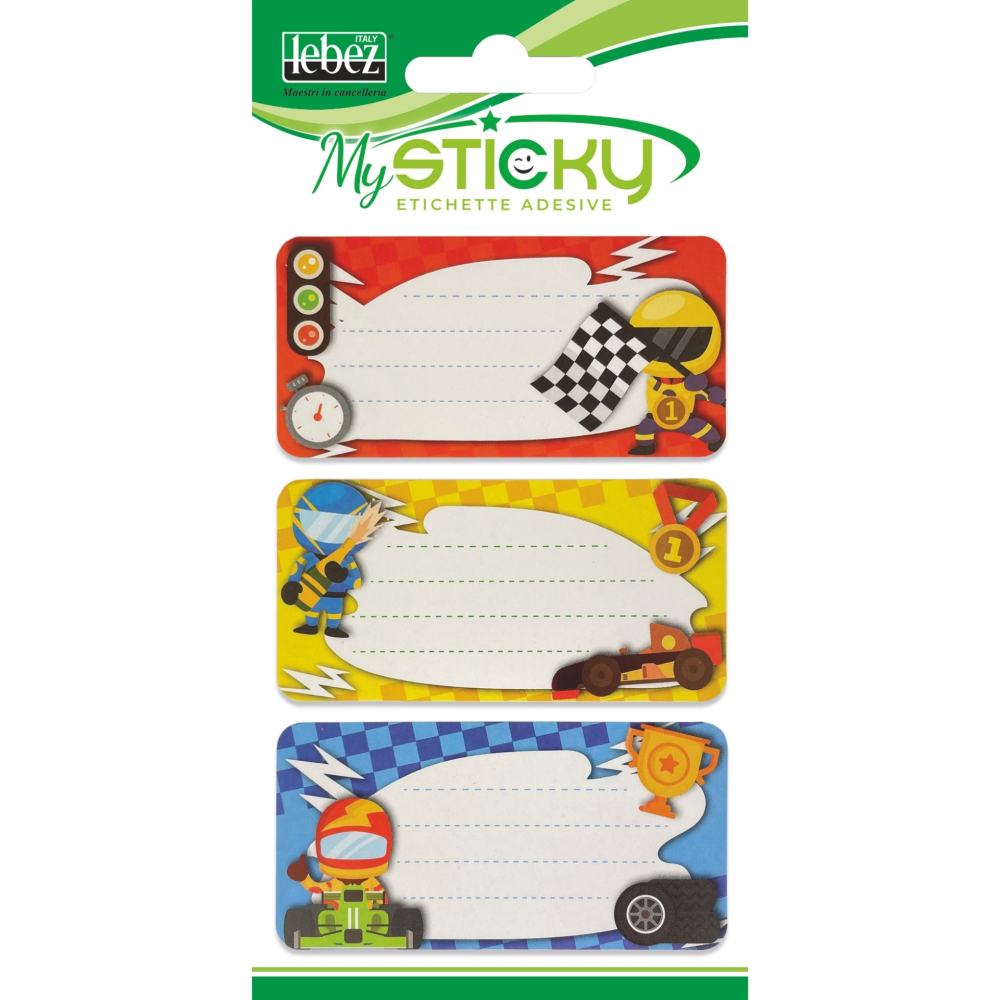 Etichete caiete baieti, 4 sortimente (6 etichete/blister), copii varsta 3 ani+,6 ani+,8 ani+ [3]