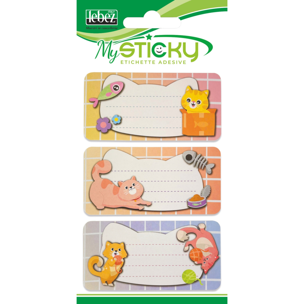 Etichete caiete mix, 4 sortimente (6 etichete/blister), copii varsta 3 ani+,6 ani+,8 ani+ [5]