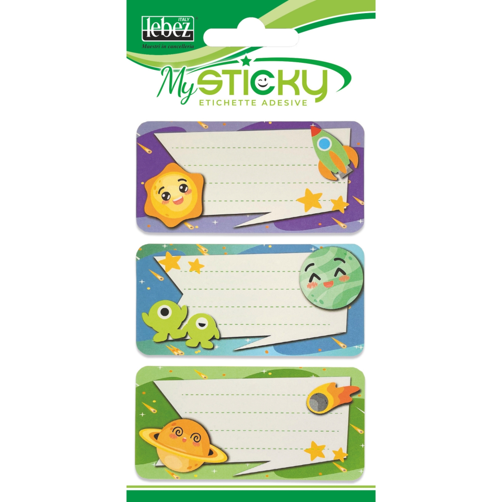 Etichete caiete mix, 4 sortimente (6 etichete/blister), copii varsta 3 ani+,6 ani+,8 ani+ [2]