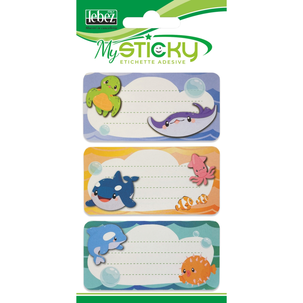 Etichete caiete mix, 4 sortimente (6 etichete/blister), copii varsta 3 ani+,6 ani+,8 ani+ [4]