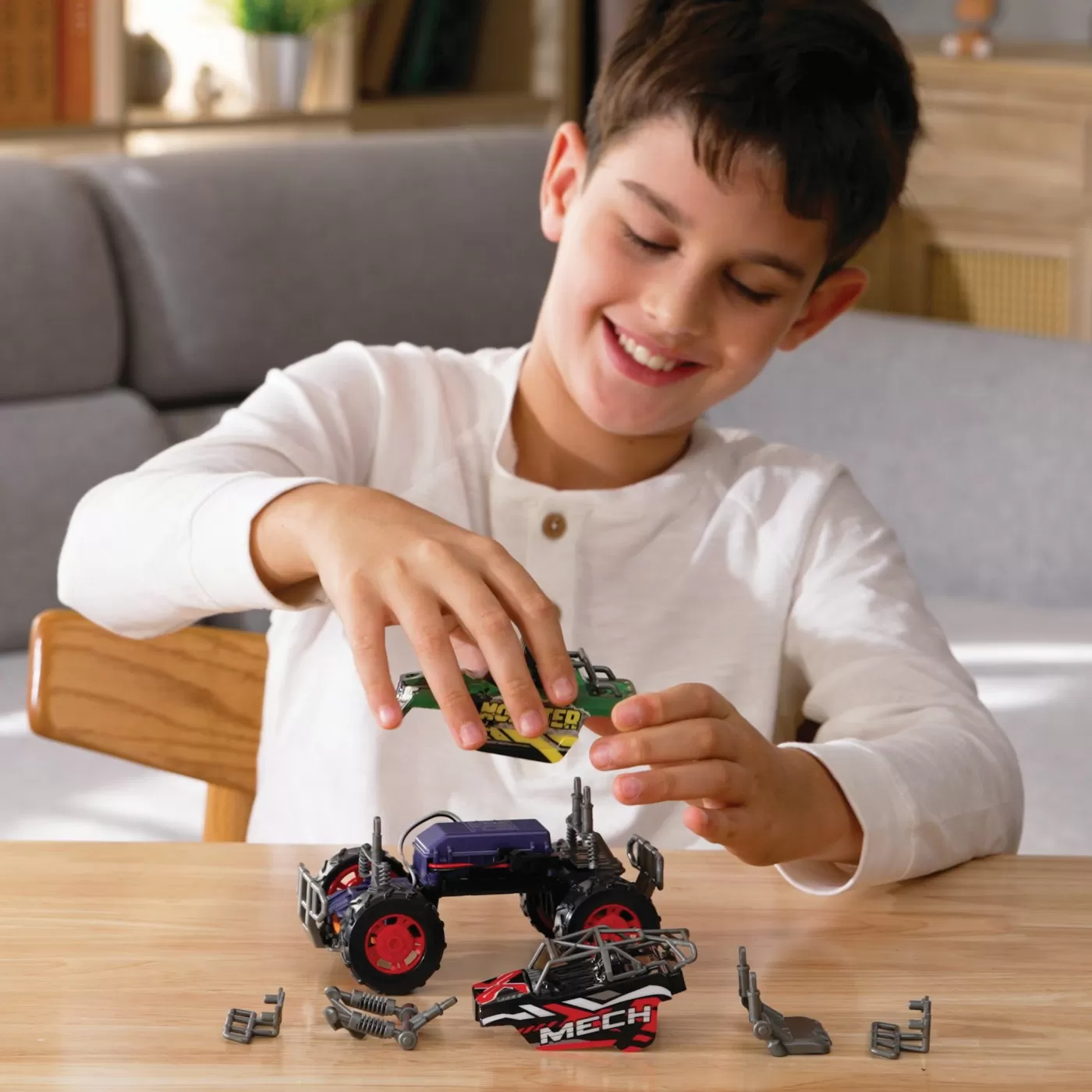 Exost build 2 drive deluxe masinuta rc construibila, varsta de la 6 ani la 12 ani [3]
