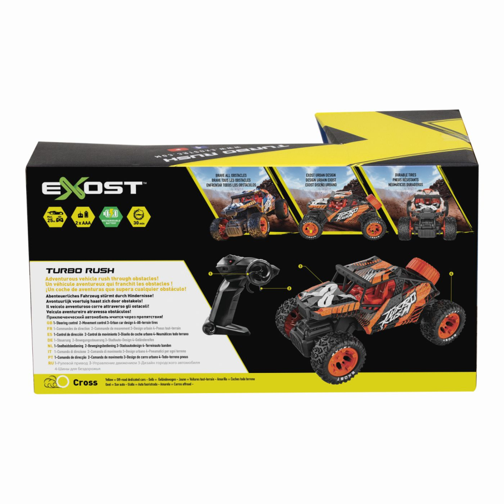 Exost masina cu telecomanda turbo rush 2.4ghz copii varsta 5 ani - 10 ani [10]