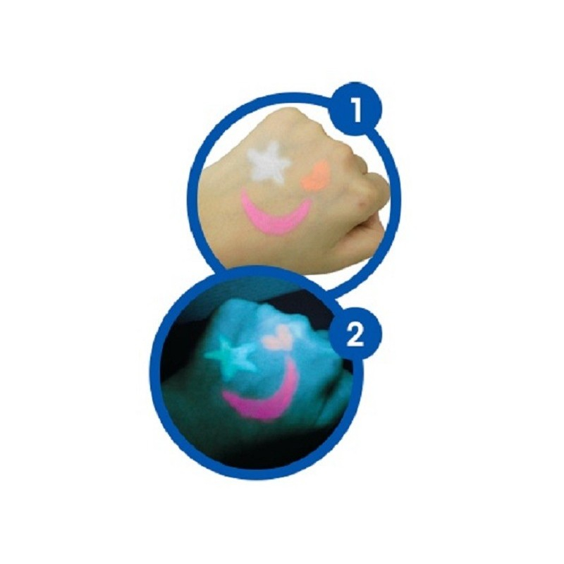Face Deco AMOS Neon FD10B3-ND, set de 3 culori: roz, portocaliu, alb [3]