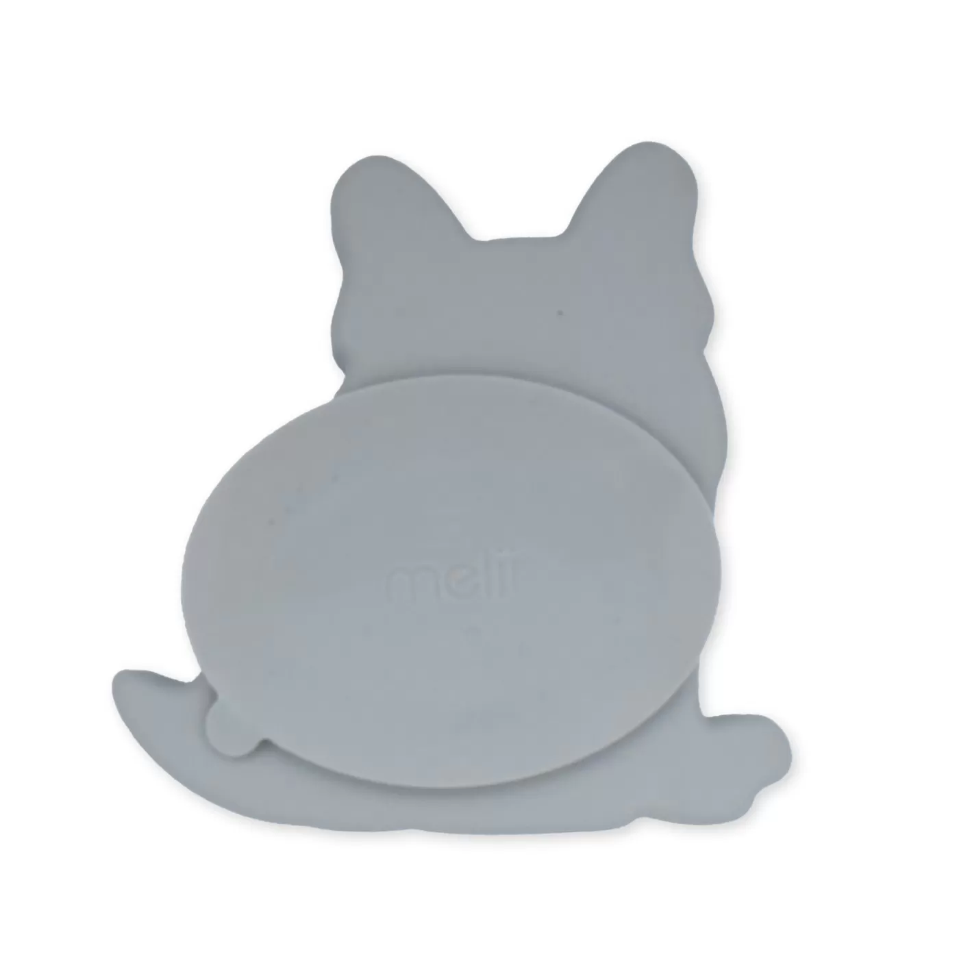 Farfurie compartimentata din silicon cu ventuza, melii, bulldog, varsta de la 6 luni la 6 ani [6]