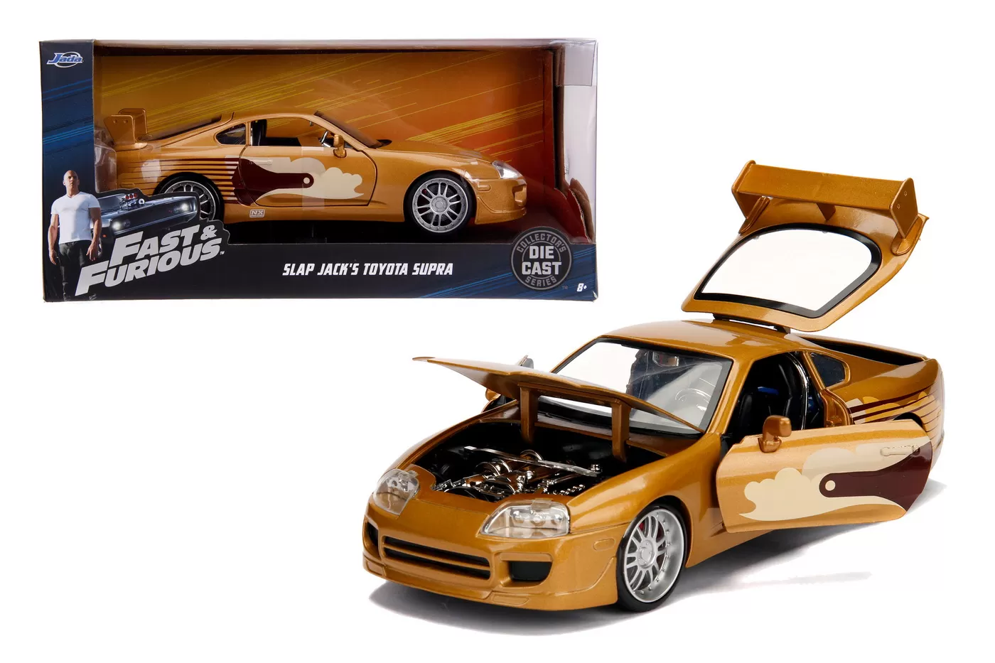 Fast and furious toyota supra 1995 scara 1:24 [8]