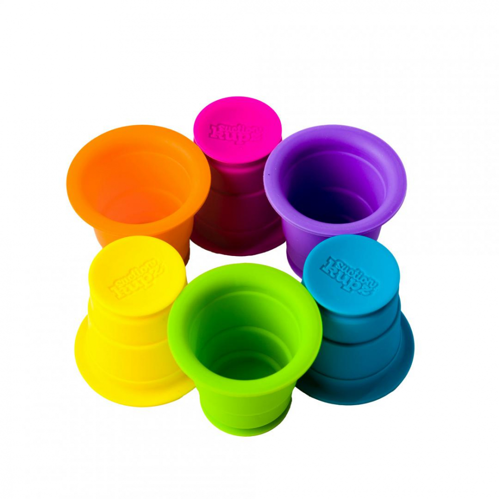 Fat brain set 6 cupe de silicon colorate [3]