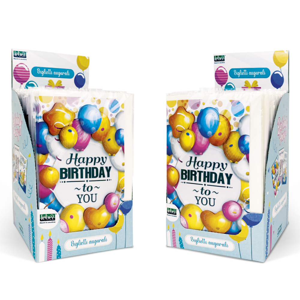 Felicitare 3D Zi de nastere, aurii si sclipici pe exteriorul felicitarii - 11.5 x 19 cm [11]