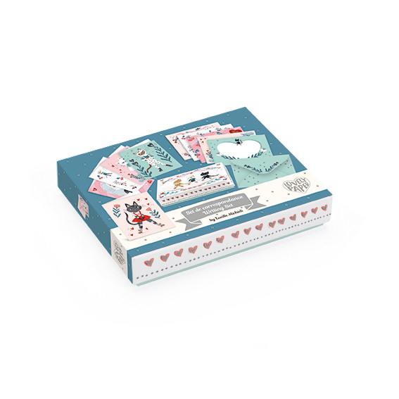Cutie cu 10 Felicitari / Invitatii si plicuri, Lucille, Djeco, varsta 3 - 6, 6 - 9, 9+ ani, Baiat, Fata [2]