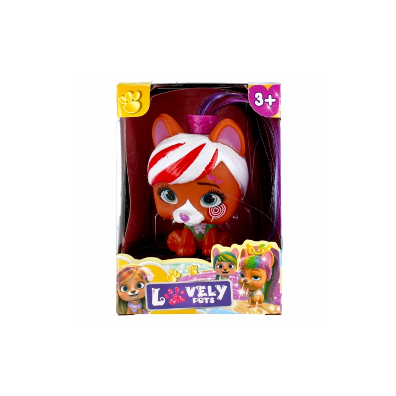 Figurina - Lovely Pets - catelus, 7cm, diverse modele, 3+ ani, MegaCreative, 499056 [6]