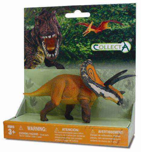 Figurina pe platforma dinozaur Torosaurus pictata manual XSPP Collecta [1]