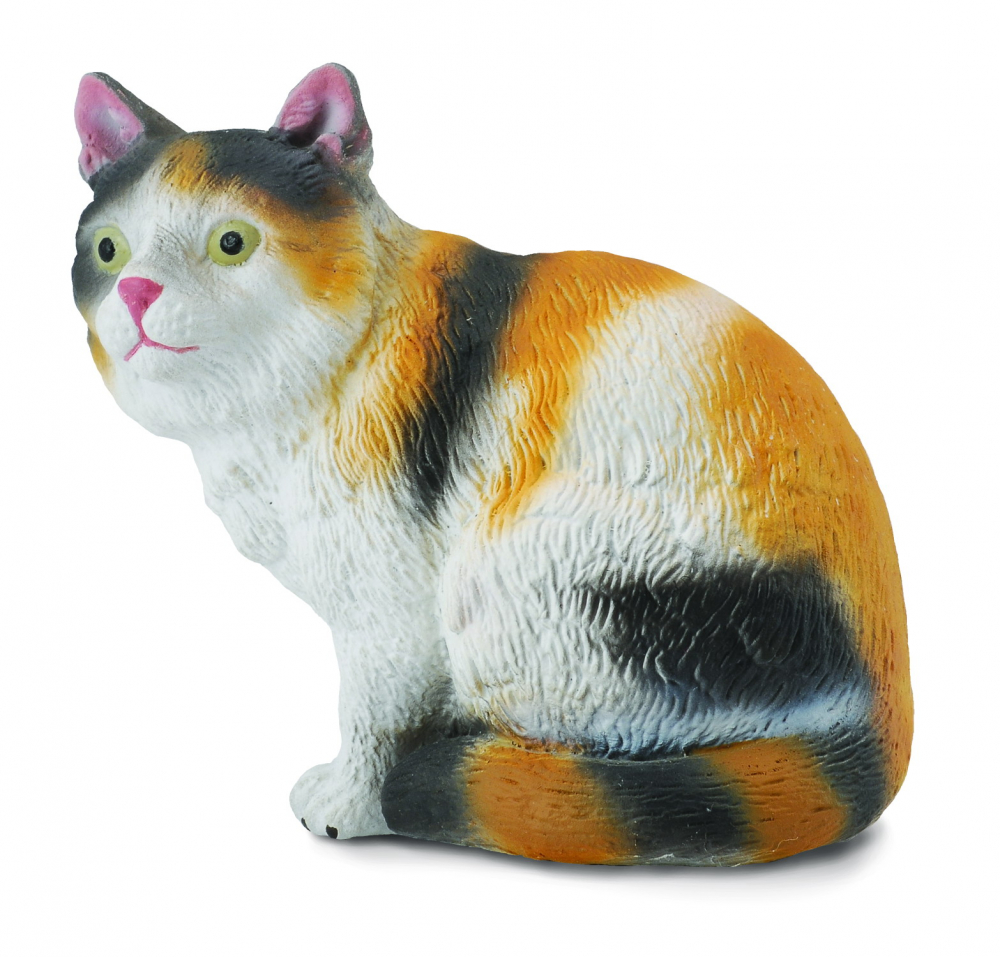 Figurina pisica Domestica pictata manual S Collecta [1]