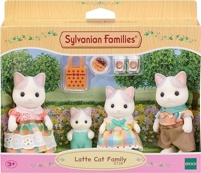 Figurine Sylvanian Families-Familia Pisicutelor Latte [4]