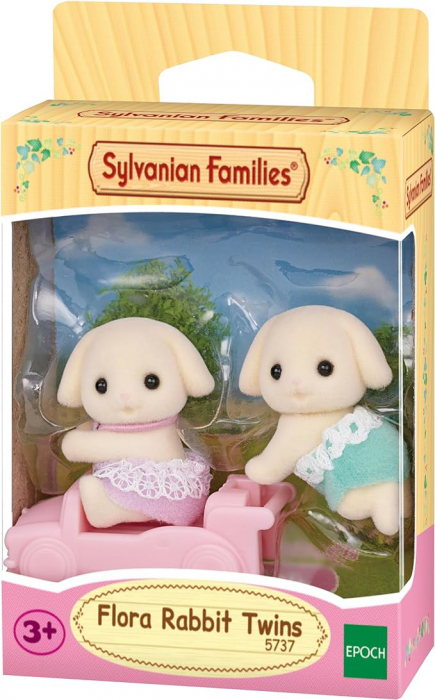 Figurine Sylvanian Families-Gemenii Iepurasi Flora [5]