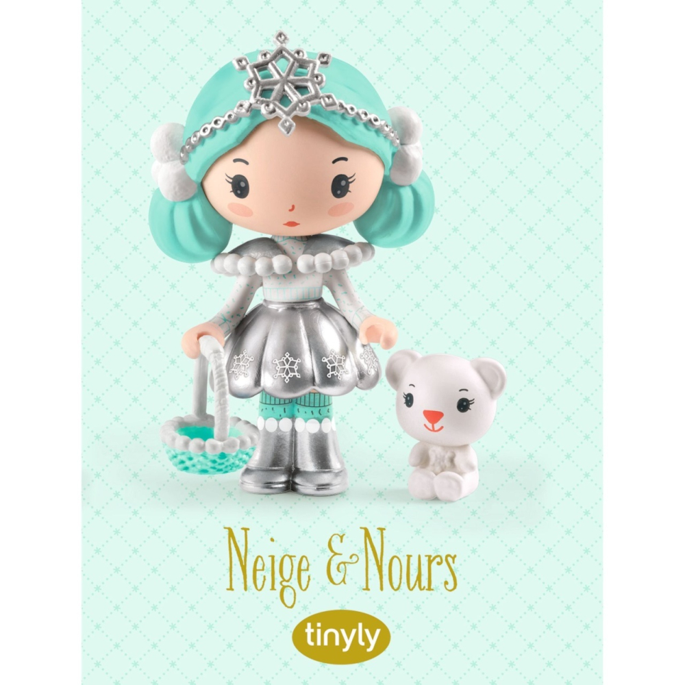 Figurine Tinyly Neige & Nours, Djeco Fata, varsta 3 - 6 ani, 6 - 9 ani [3]