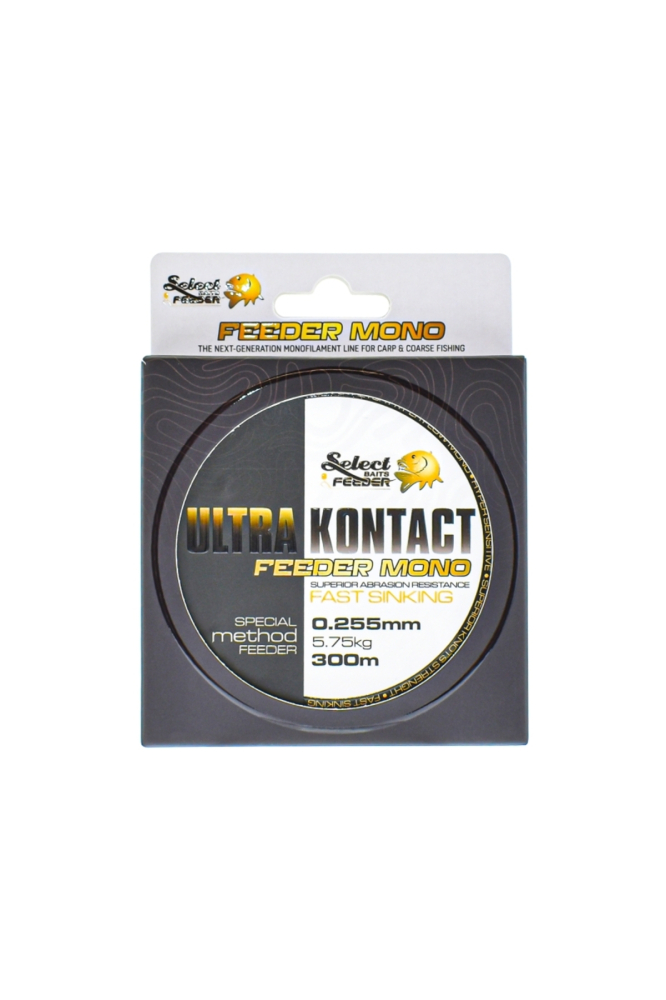 Fir monofilament Select Baits Ultra KOntact Feeder Mono Camo 300m 0.200mm - 3.46kg [2]