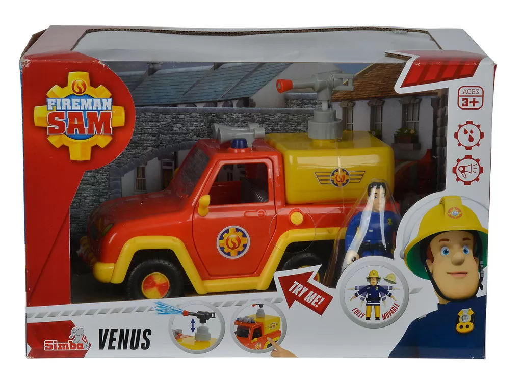 Fireman sam masina de pompieri venus figurina [2]