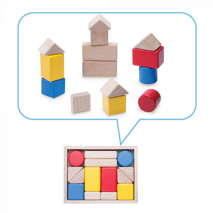 First Sound Blocks, cuburi din lemn cu sunete, Wonderworld, 2-7 ani [3]