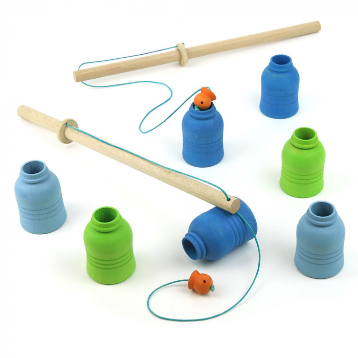 Fish & Clean, joc de pescuit din lemn, Milaniwood, 3-7 ani [2]
