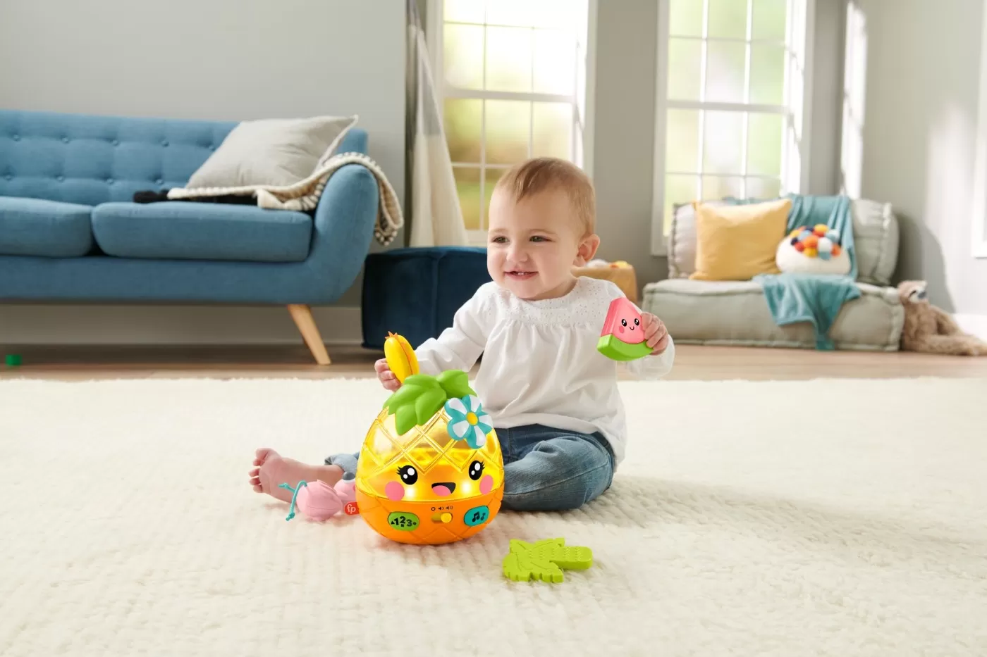 Fisher price ananas cu sunete si lumini, varsta de la 6 luni la 3 ani [4]
