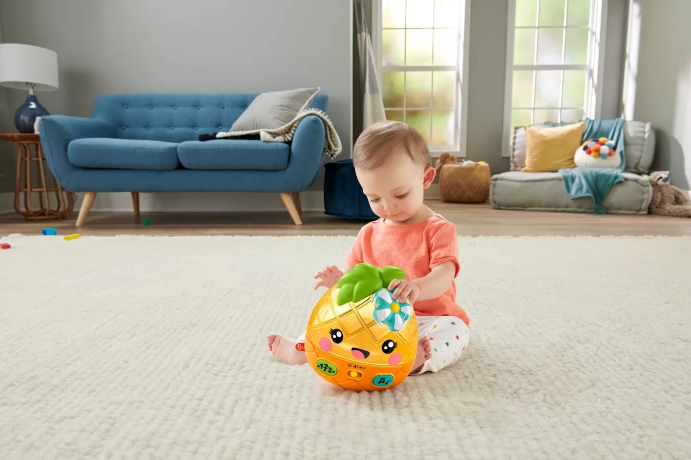 Fisher price ananas cu sunete si lumini, varsta de la 6 luni la 3 ani [3]