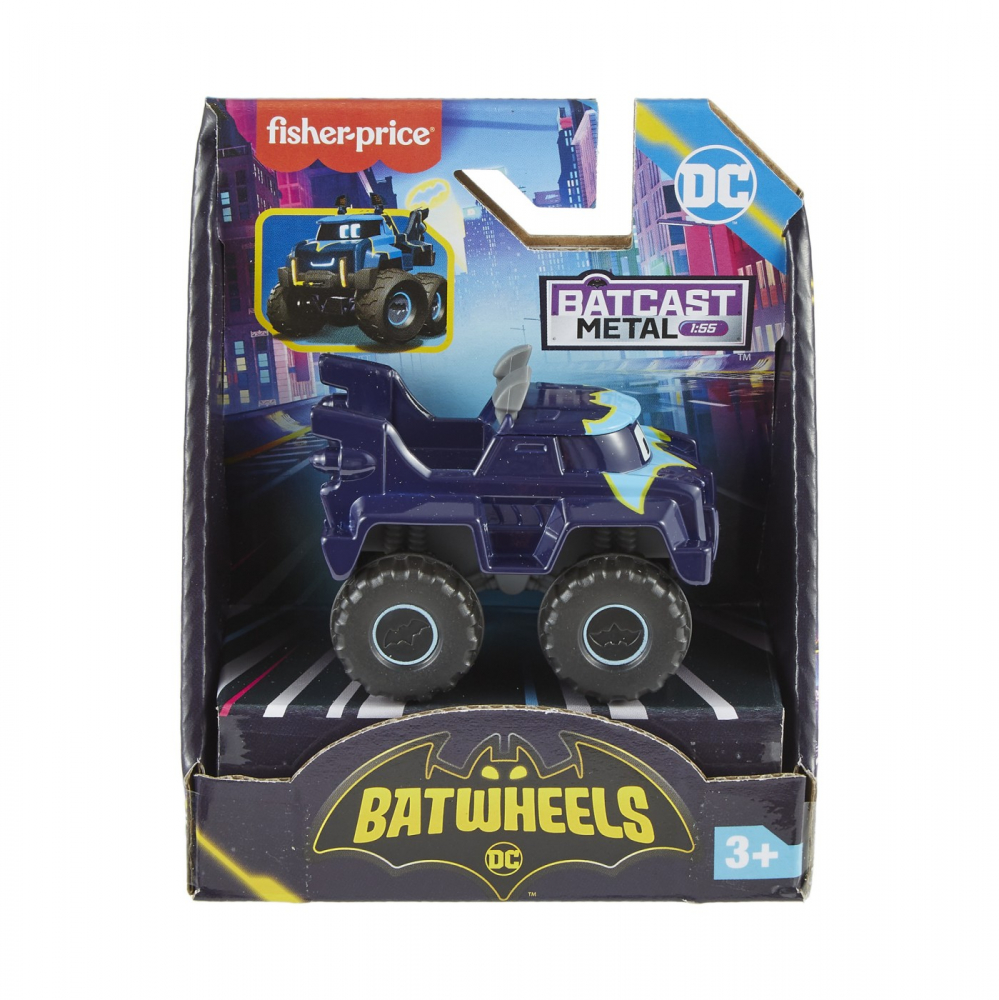 Fisher price batwheels masinuta metalica camionul buff 1:55, varsta de la 3 ani la 7 ani [1]