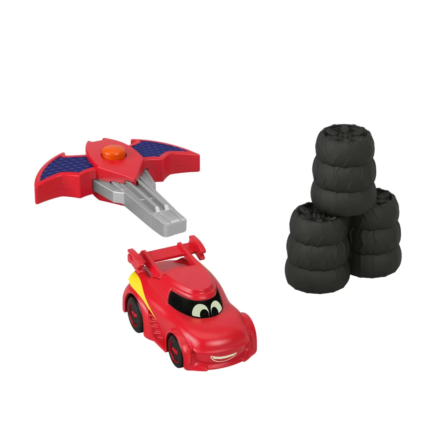 Fisher price batwheels masinuta rosie scara 1:55, varsta de la 3 ani la 7 ani [5]