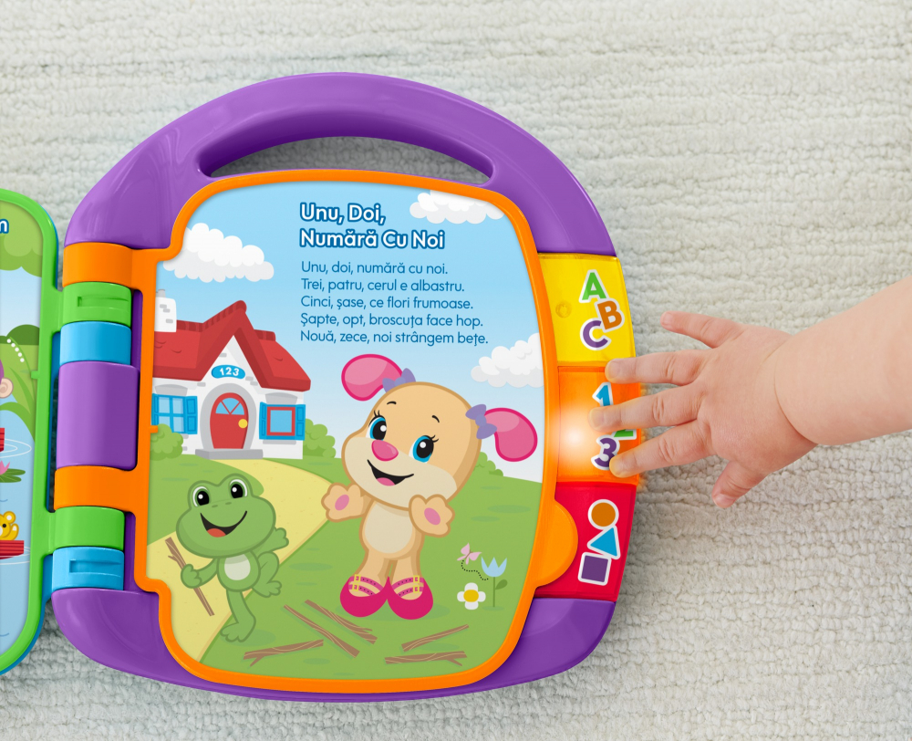 Fisher price cartea de povesti in limba romana, varsta de la 6 luni la 5 ani [5]