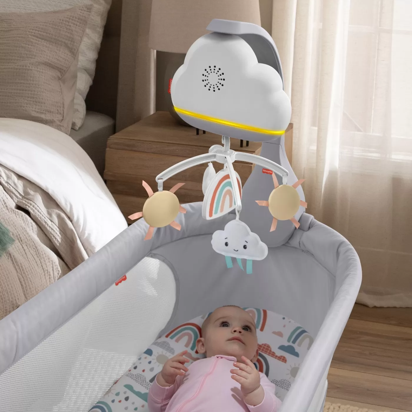 Fisher price carusel muzical 2 in 1, varsta de la 0 luni la 2 ani [3]