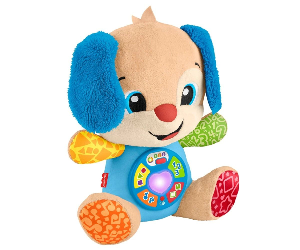 Fisher price catel interactiv cu urechi albastre rade si invata [2]