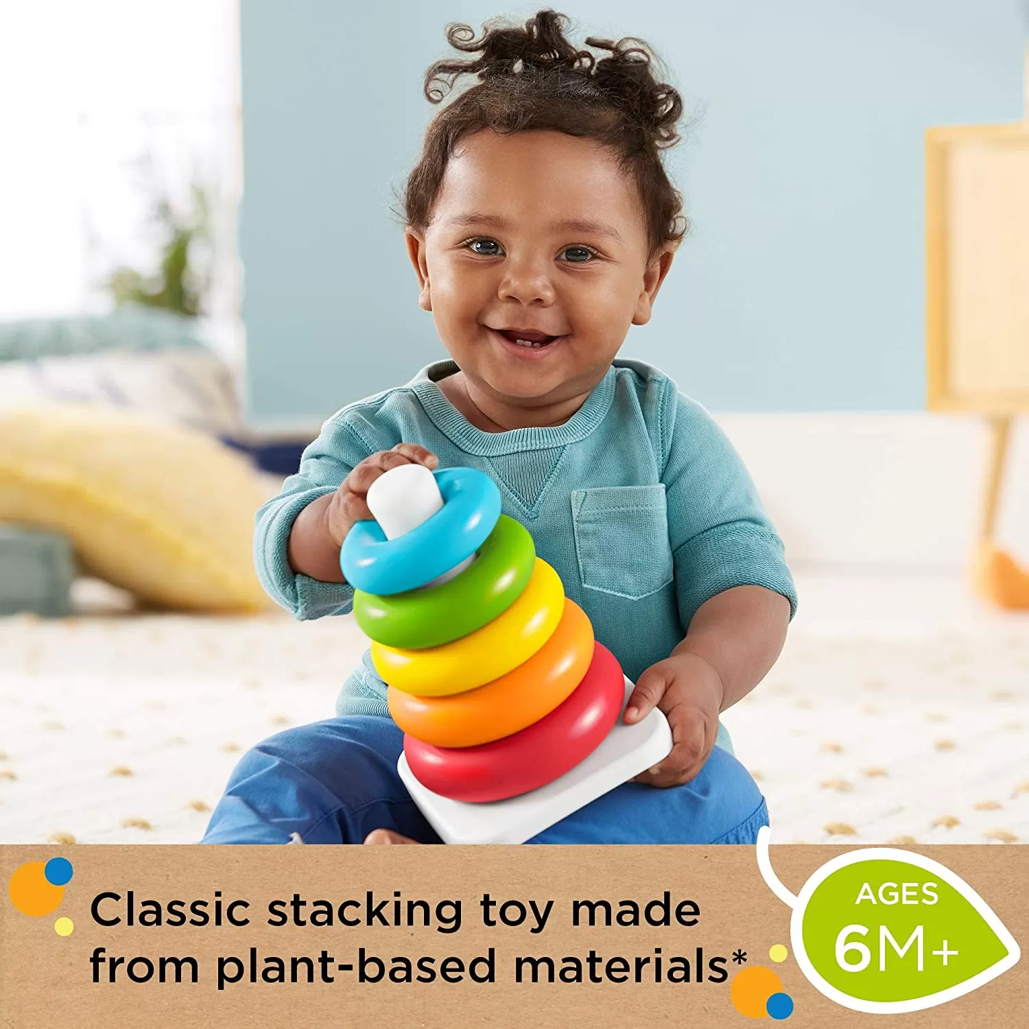 Fisher price construieste piramida, varsta de la 6 luni la 2 ani [3]