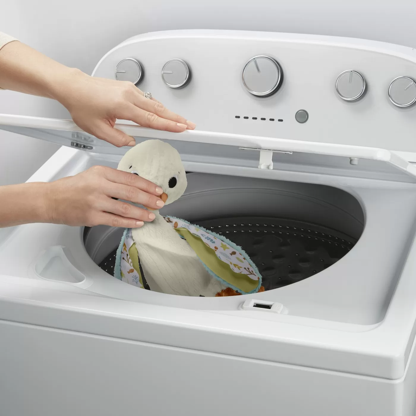 Gasca de plus, Jucarie senzoriala, Fisher Price, varsta de la 3 luni la 2 ani [3]