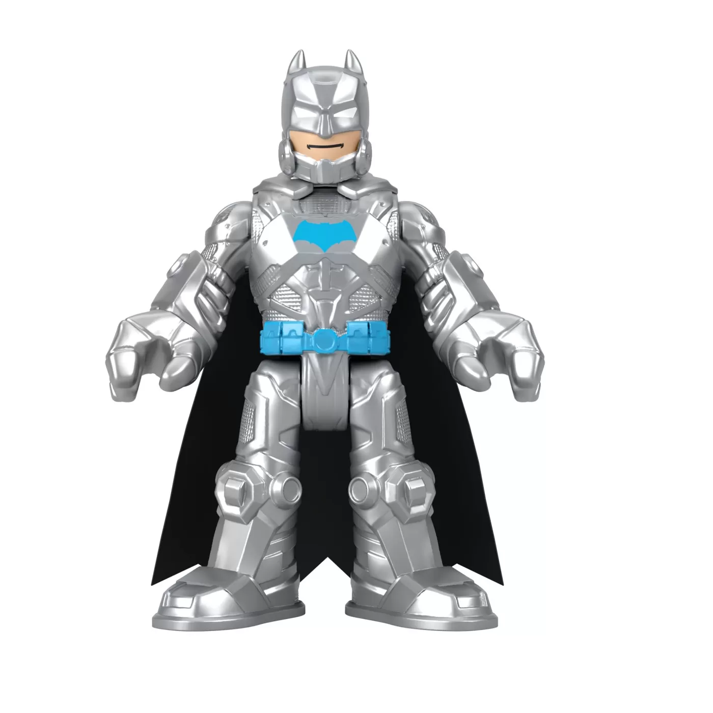 Fisher price imaginext dc super friends robot batman in costum gri 30cm, varsta de la 3 ani la 8 ani [7]