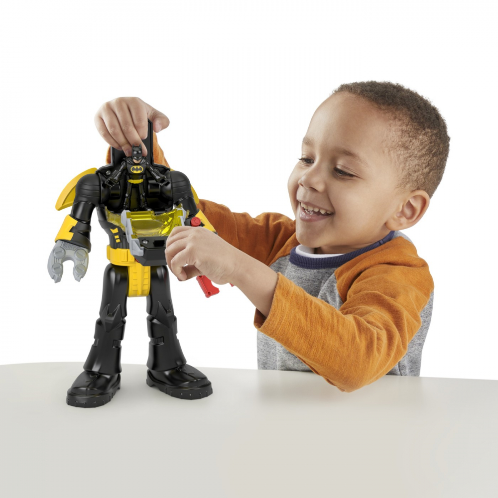 Fisher price imaginext dc super friends set figurina batman si costum exo cu lumini si sunete, varsta de la 3 ani la 8 ani [5]