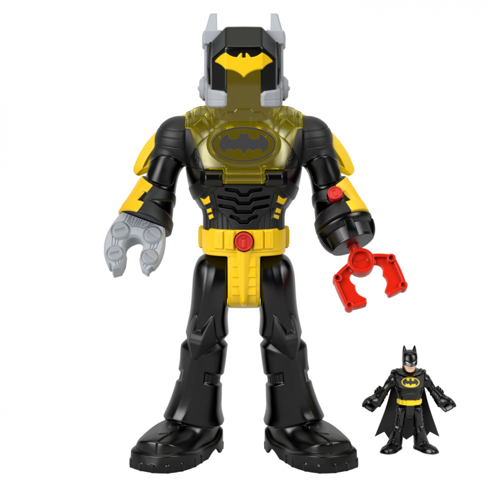 Fisher price imaginext dc super friends set figurina batman si costum exo cu lumini si sunete, varsta de la 3 ani la 8 ani [4]