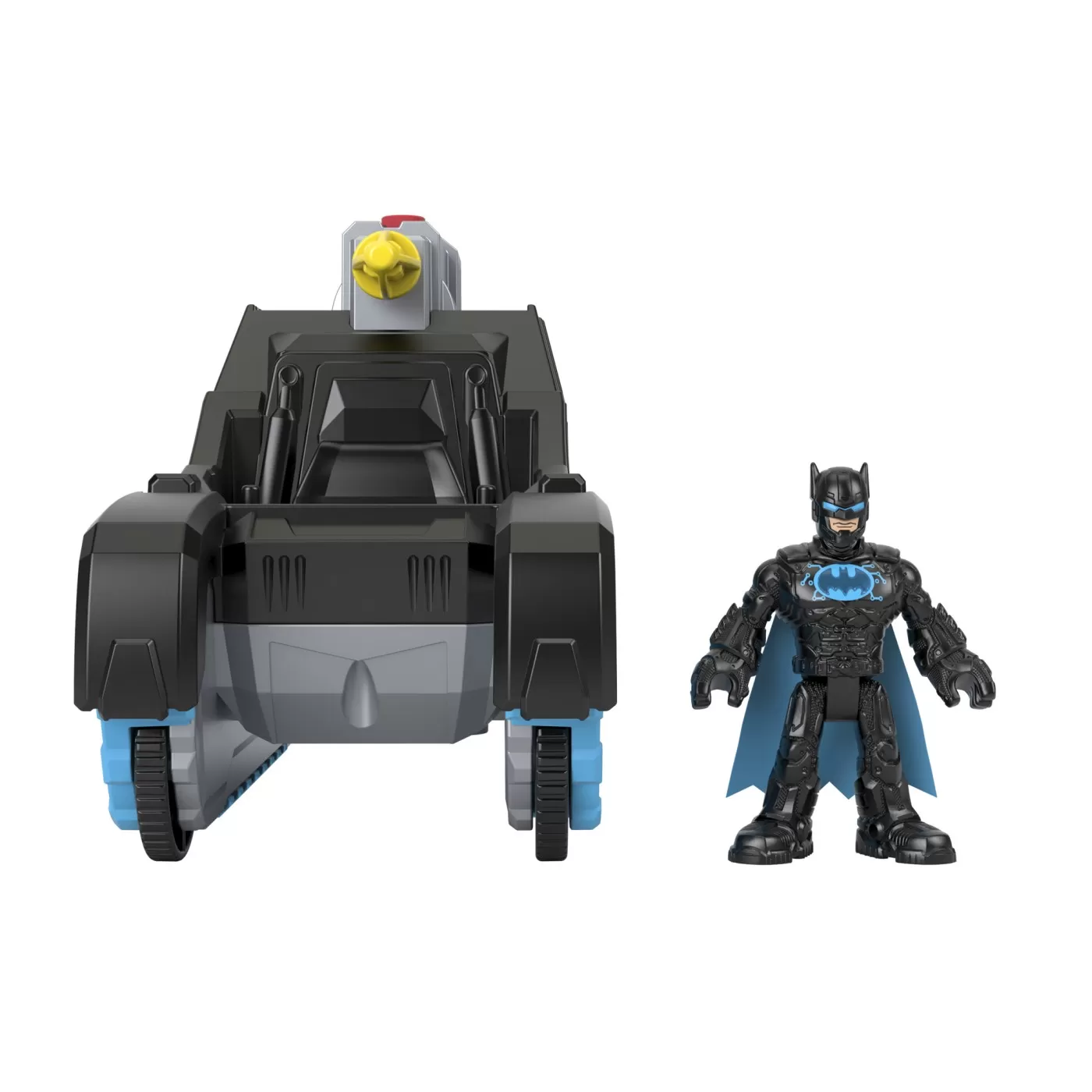 Fisher price imaginext dc super friends vehicul cu figurina bat-tech, varsta de la 3 ani la 8 ani [2]