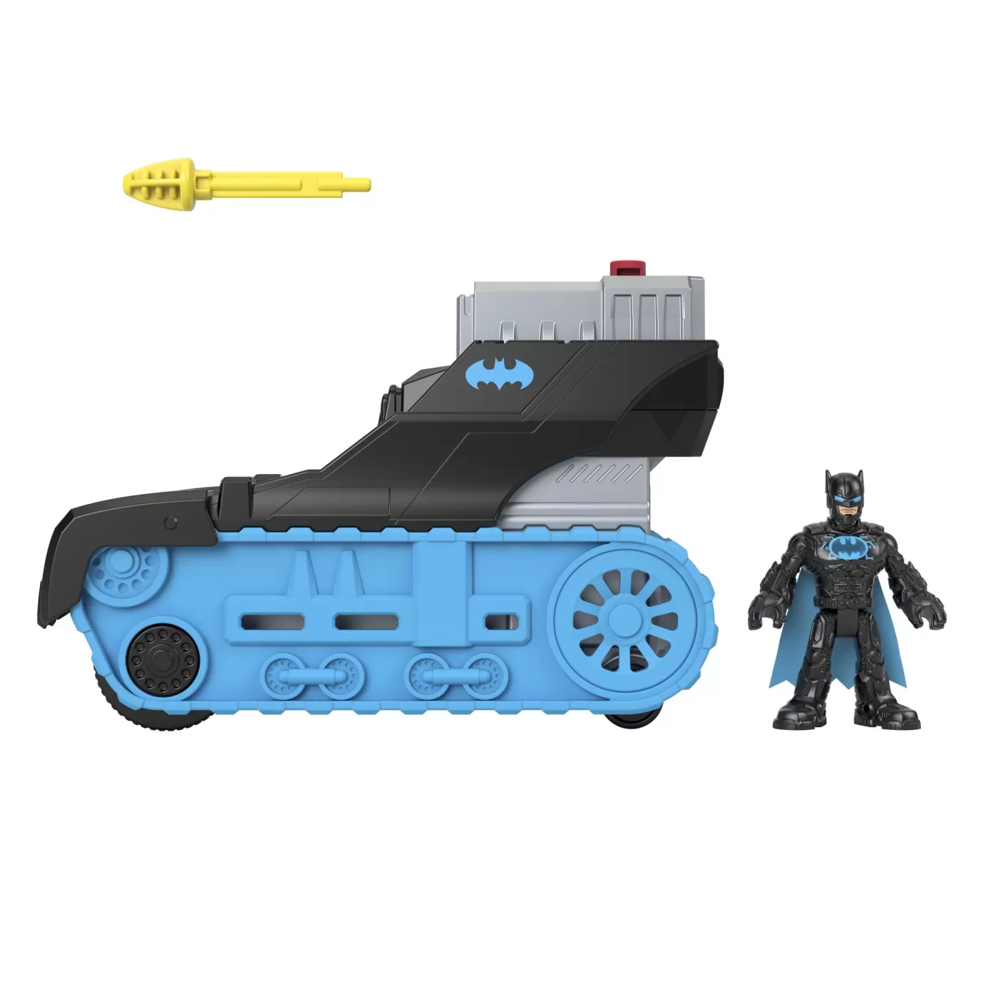 Fisher price imaginext dc super friends vehicul cu figurina bat-tech, varsta de la 3 ani la 8 ani [6]