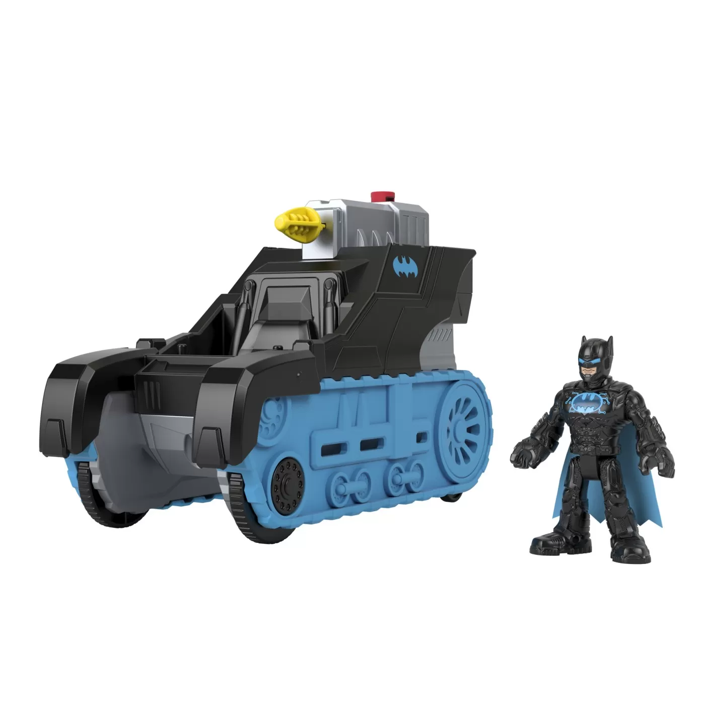 Fisher price imaginext dc super friends vehicul cu figurina bat-tech, varsta de la 3 ani la 8 ani [3]
