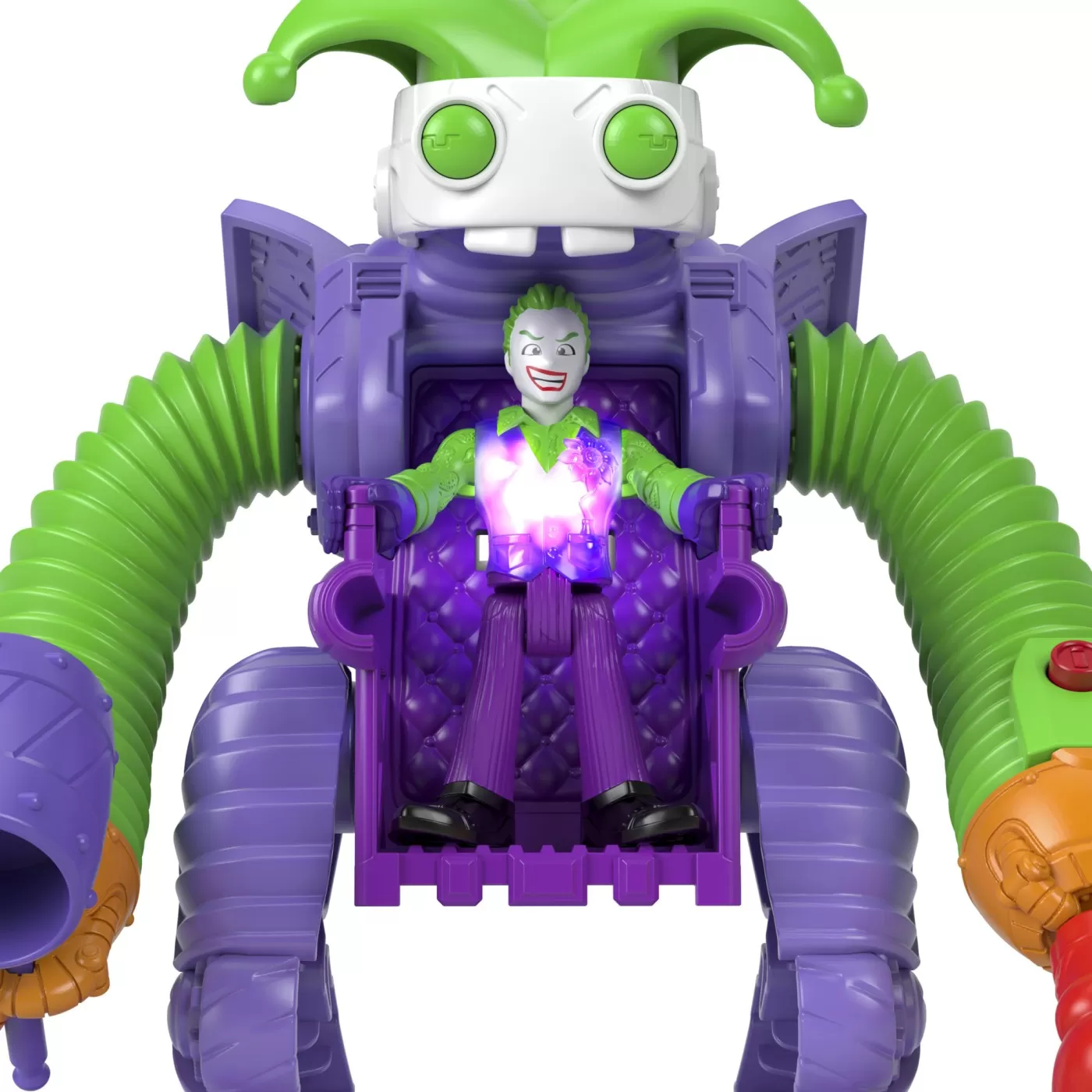 Fisher price imaginext dc super friends vehicul cu figurina joker, varsta de la 3 ani la 8 ani [5]