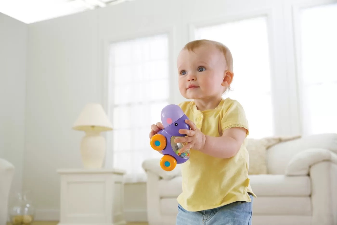 Fisher price jucarie apasa si mergi hipopotam, varsta de la 6 luni la 3 luni [5]