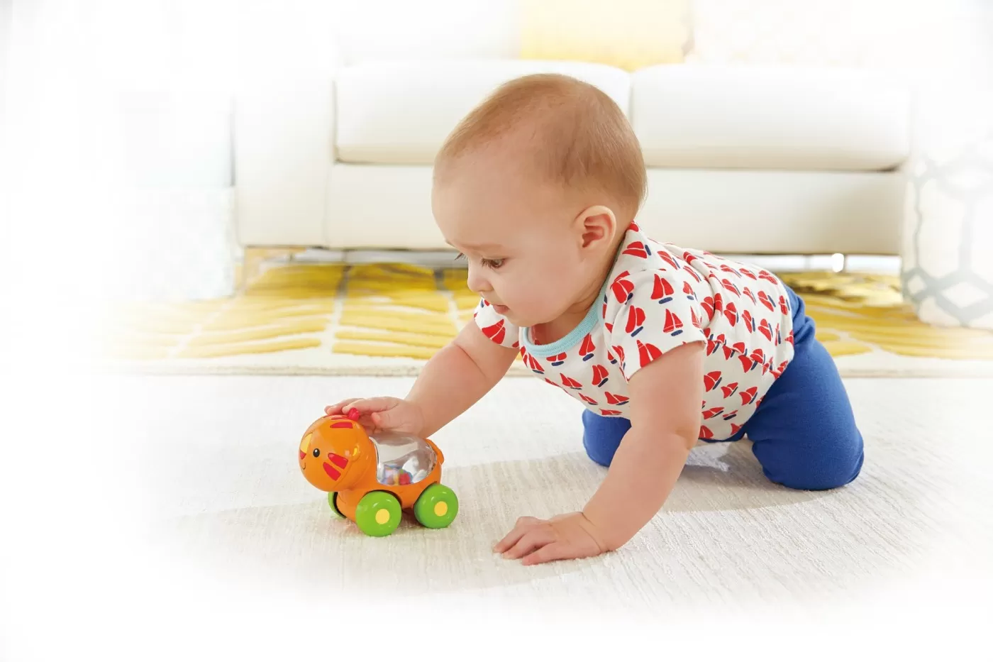 Fisher price jucarie apasa si mergi tigru, varsta de la 6 luni la 3 luni [4]