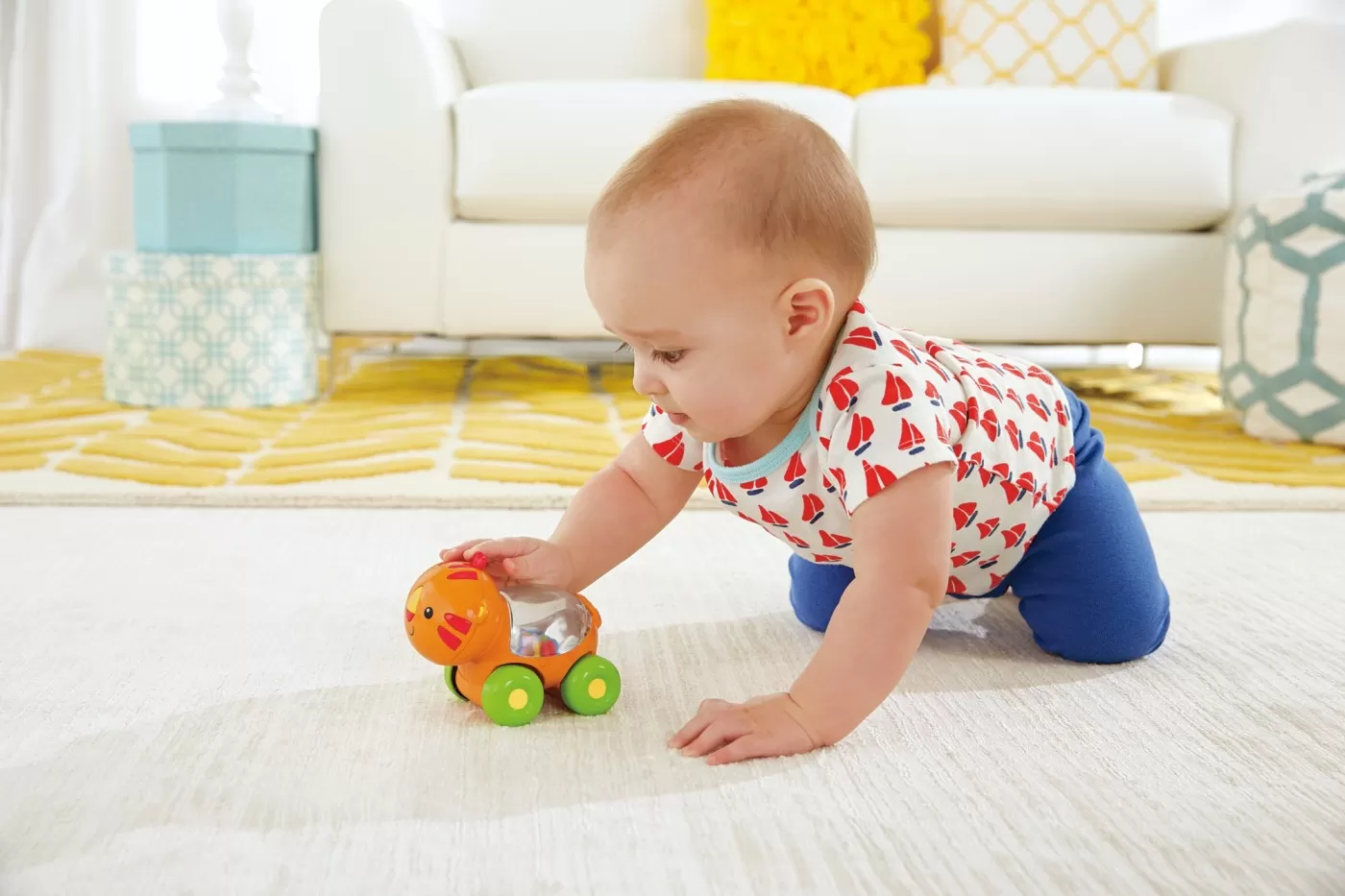 Fisher price jucarie apasa si mergi tigru, varsta de la 6 luni la 3 luni [3]
