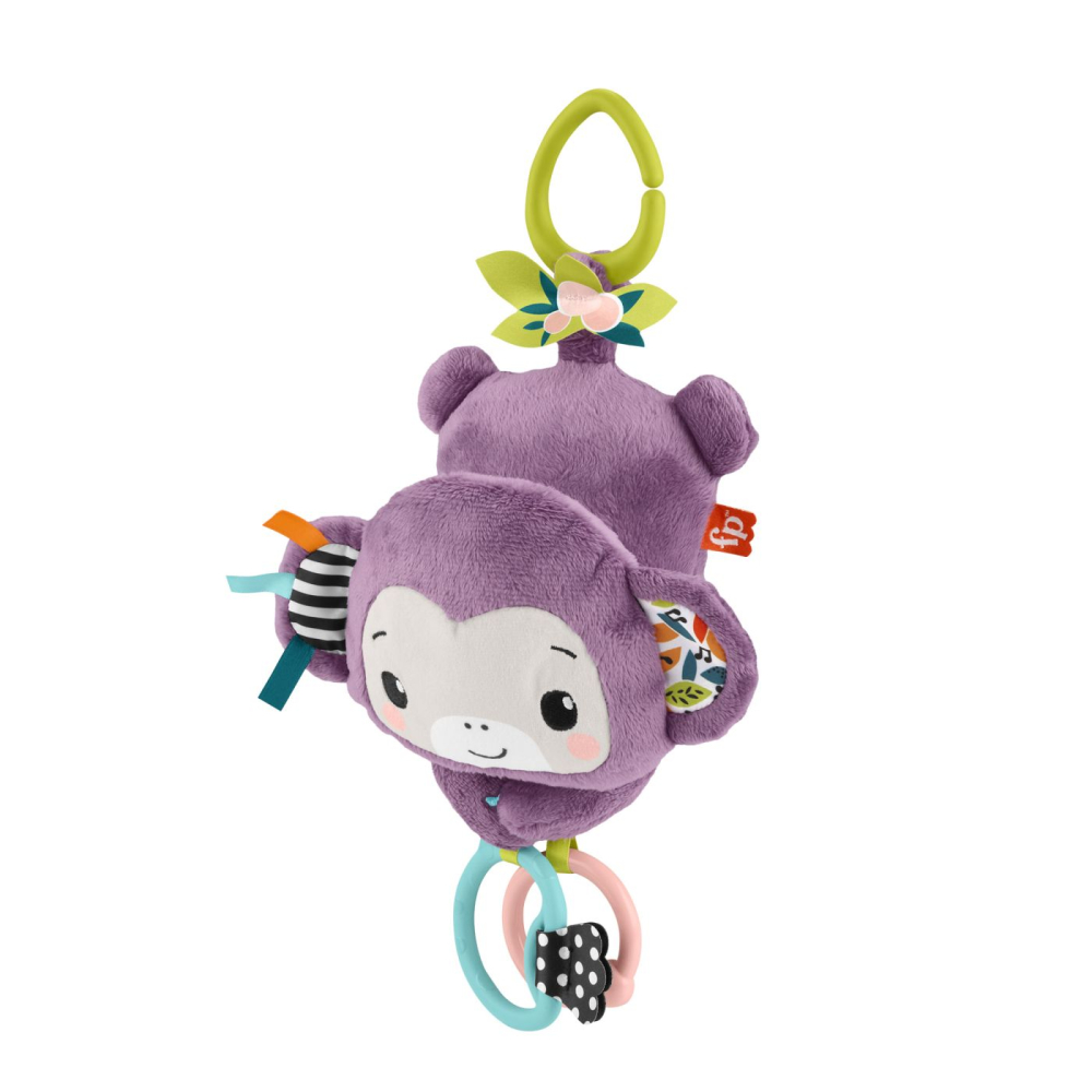 Fisher price jucarie de agatat maimutica mov muzicala copii varsta 0 luni - 2 ani [9]