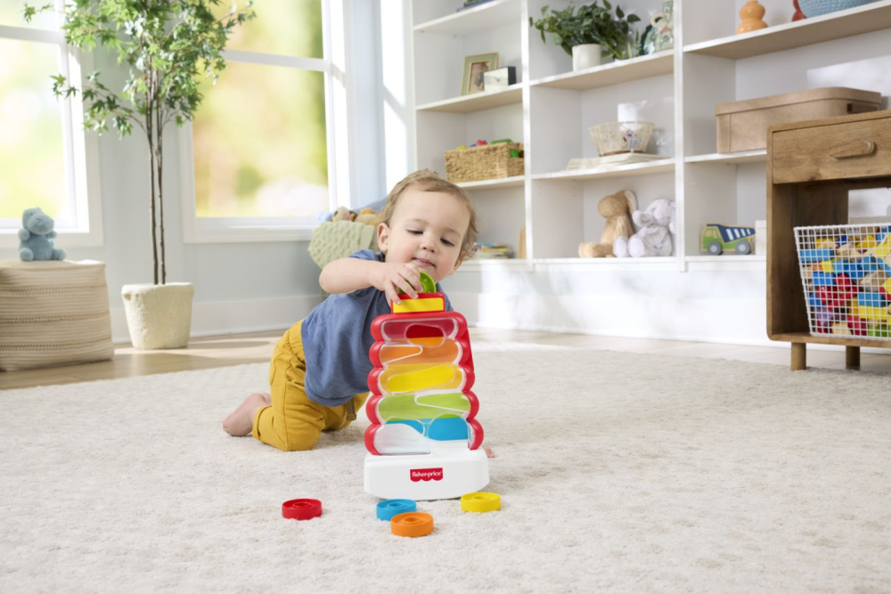 Fisher price jucarie de dezvoltare turn cu discuri colorate [5]