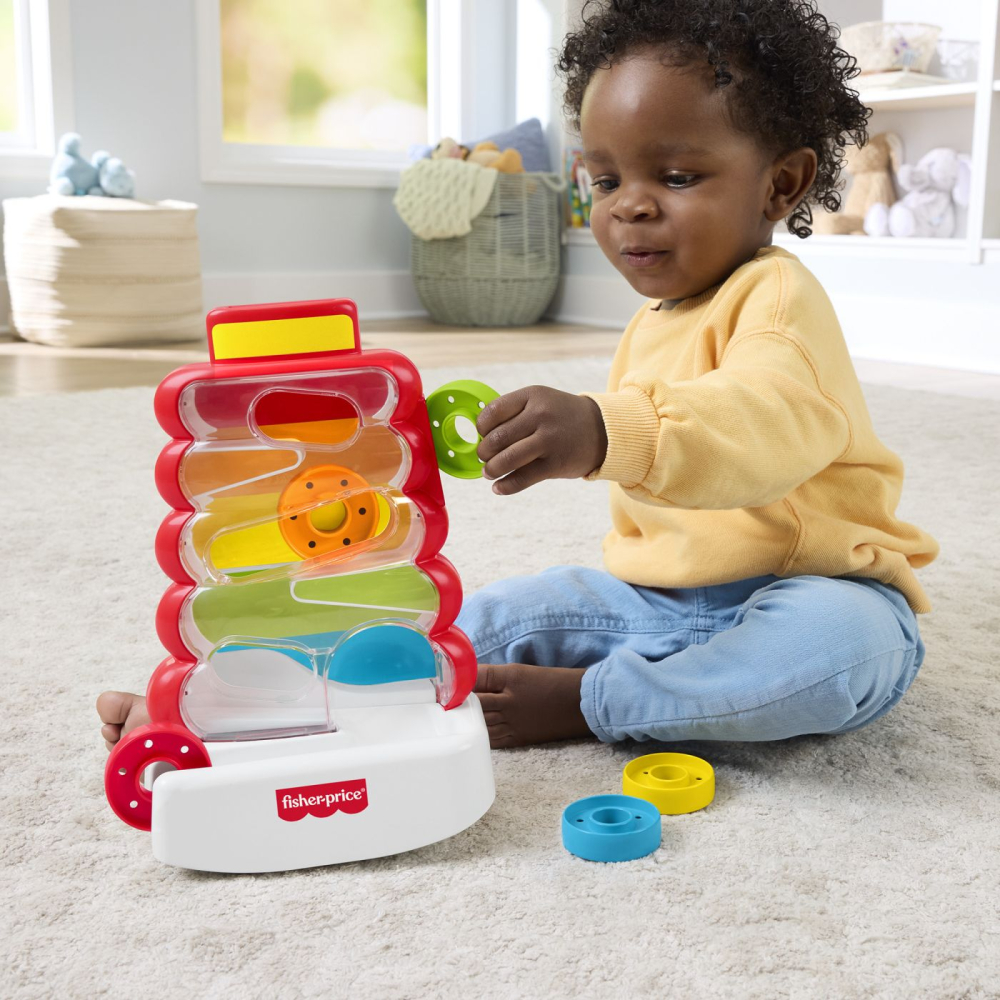 Fisher price jucarie de dezvoltare turn cu discuri colorate [6]